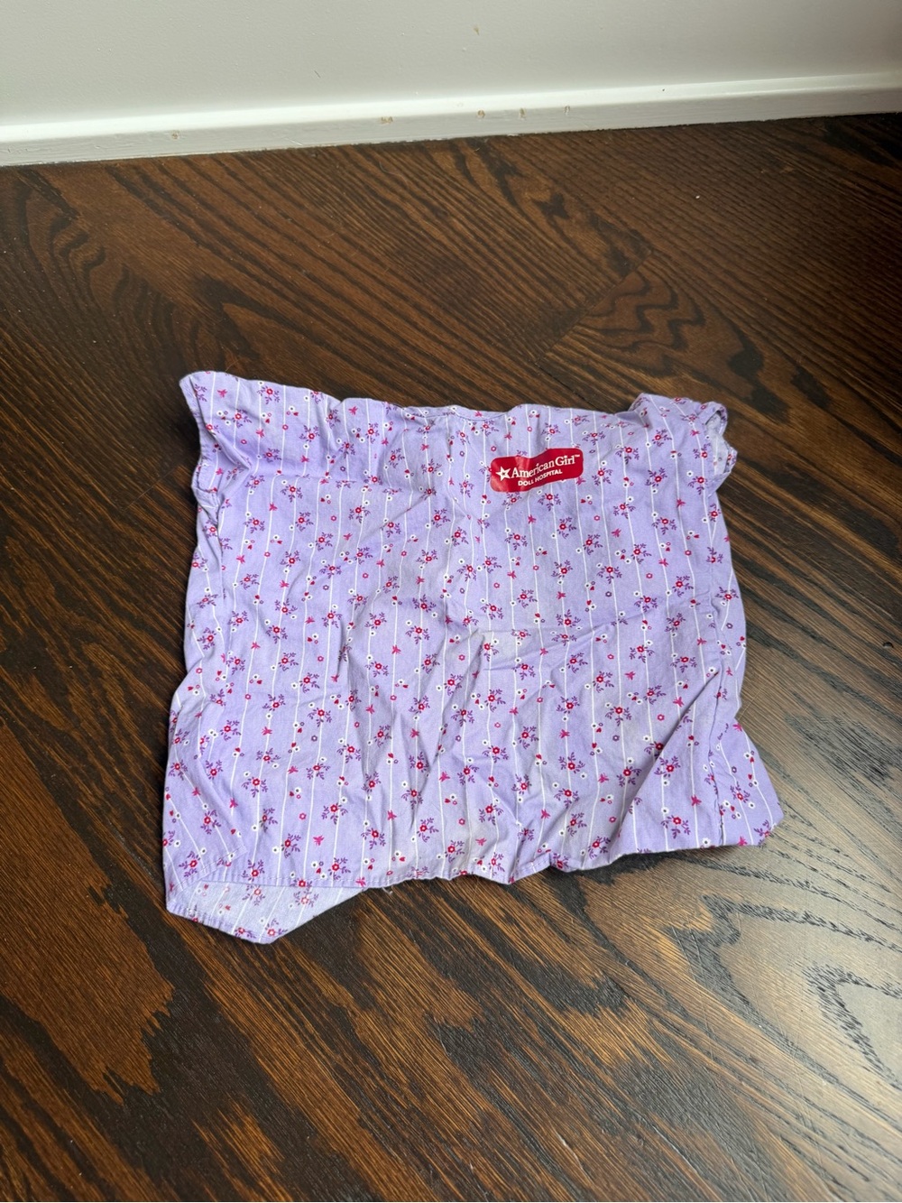 American Girl Doll Purple Hospital Gown for 18” dolls